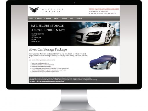Yorkshire Car Storage Website